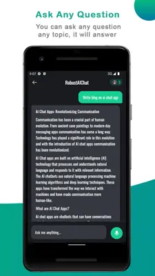 Robust AI Chat | Chatbot android App screenshot 1